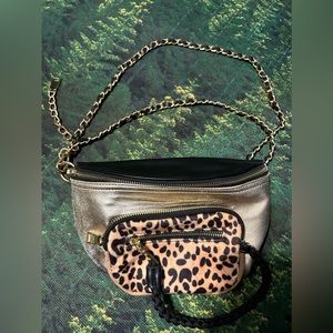 Steve Madden cheeta print fanny pack